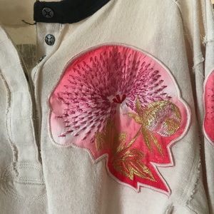 Free people quarter button up